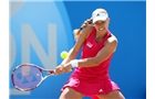 EASTBOURNE, ENGLAND - JUNE 21:  Angelique Kerber of Germany returns against Madison Keys of USA during their Women's Finals match on day eight of the Aegon International at Devonshire Park on June 21, 2014 in Eastbourne, England. (Photo by Jan Kruger/Getty Images)